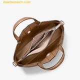  Túi Xách Michael Kors Carson Medium Pebbled Leather Satchel - Driftwood 
