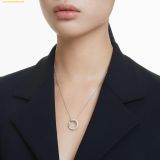  Dây Chuyền Swarovski Dextera pendant Pavé, White, Rhodium plated - SKU: 5692737 