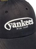  Mũ Lưỡi Trai MLB Vintage Washed Curve Logo Unstructured Ball Cap New York Yankees 3ACPV076N-50BKS Black 