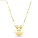  Dây Chuyền Swarovski Bella V pendant Round cut, Green, 18K gold finish 5735387 