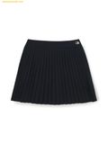  Chân Váy Xếp Ly MLB Women's Varsity Sporty Pleated Mini Skirt New York Yankees Black 3FSKV0163-50BKS 