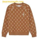  Áo Sweater MLB Dia Monogram Jaquard Piping Sweatshirts 3AMTM0144-50CRD 