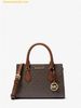 Túi Xách Michael Kors Sheila Small Signature Logo Satchel Brown 35S3G6HS5B