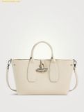  Túi Đeo Chéo Longchamp Roseau S Handbag In Cowhide Leather With Silver Metallic Hardware Paper 