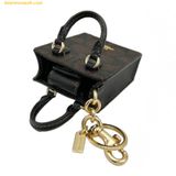  Chram COACH Classic C Logo Keychain, Airpods Storage Bag 