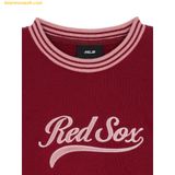 Áo Sweater Nữ MLB Varsity Cursive Boston Red Sox Sweatshirts 3FMTV0344-43WIS Màu Đỏ 
