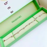  Vòng Tay, Lắc Tay Swarovski Constella bangle Round cut, White, Rose gold-tone plated 