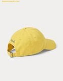  Mũ Lưỡi Trai Polo Ralph Lauren The Iconic Cotton Chino Ball Cap Collegiate Yellow 