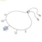 Vòng Tay, Lắc Tay Swarovski Magic bracelet Snowflake, Blue, Rhodium plated 5734244 