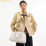  Túi Xách Coach Savannah Carryall Bag CAL56 Trắng 