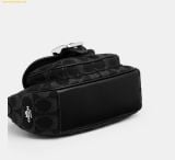  Túi Đeo Vai Coach Ashton Mini Shoulder Bag In Signature Denim Black CCZ49 