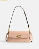  Túi Đeo Vai Coach Refined Calf Leather Jet Shoulder Bag Cream CAM16 