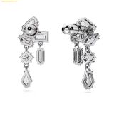  Bông Tai, Khuyên Tai Swarovski Mesmera drop earrings Mixed cuts, White, Rhodium plated 5665825 