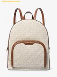  Balo Michael Kors Jaycee Large Logo Backpack 35S2G8TB7B Trắng Vanilla Logo 