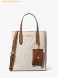  Túi Tote Michael Kors Vincent Extra-Small Logo Crossbody Bag With Card Case 35F4G2VC0B Trắng Logo 