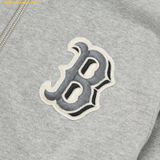  Áo Hoodie Zip MLB Basic Mega Logo Hoodie B (Melange Grey) 3ATRB0224-43MGS 