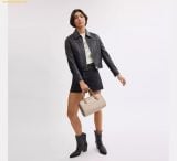  Túi Trống Coach Rowan Satchel Bag CW377 Silver 