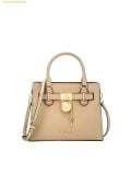  Túi Xách Michael Kors Hamilton Extra-Small Satchel Leather Crossbody Bag Camel 35H3GHMC0L 