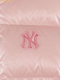  Áo Khoác Phao MLB Women's Crop Metallic Glossy Curved Padded NY (Mg.Pink) 3FDJB2346-50PKM Hồng 