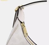  Túi Đeo Vai Coach Emily Shoulder Bag In Signature Canvas White Chalk CDX17 