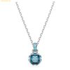 Dây Chuyền, Vòng Cổ Swarovski Birthstone Pendant Square cut, December, Blue, SKU 5651707