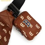  Túi Đeo Hông MLB Monogram Hip Hop Boston Red Sox 3AHSM012N-43BRD Màu Nâu 