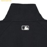  Áo Half-zip MLB Women's Medium Logo Crop Half-Zip Man-to-Man NY (Black) 3FMTB0731-50BKS 