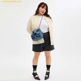  Balo Coach Tabby Backpack With Quilting CZ747 Indigo 