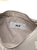  Túi Đeo Vai MLB Classic Monogram Embossed New York Yankees Hobo Bag 3ABQM016N-50GRL Grey 