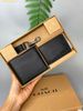  Ví Nam Coach Boxed 3-In-1 Wallet Gift Black 
