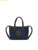 Túi Đeo Chéo MLB Classic Monogram Denim Embossed Mini Crossbody Bag New York Yankees 3ACRDM16N-50INS Indigo