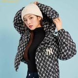  Áo Khoác Phao MLB Basic Monogram New York Yankees 3ADJM0326-50BKS (Đen) 