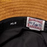  Mũ Bucket MLB Corduroy Bucket Hat CLE (Camel)S 3AHTC0136-45CAS Nâu 