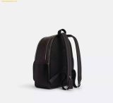  Balo Coach Court Backpack With Signature Canvas And Leopard Print CN764 