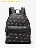  Balo Michael Kors Cooper Embellished Signature Logo Dome Backpack 37T5LCOB2U 