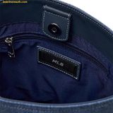 Túi Đeo Vai MLB Denim Coopers Mega Logo New York Yankees Bucket Bag 3ABML054N-50INS 