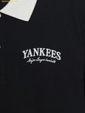  Áo Polo MLB Basic Small Letter Comfortable Fit Collared T-shirt New York Yankees - 3APQB0263-50BKS Black 