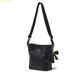  Túi Đeo Chéo MLB Shoulder Bag, New York Yankees Monogram Embo Bucket Bag 7ACRM066N-50BKS Black 