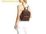  Balo Michael Kors Jaycee Medium Logo Backpack Nâu Logo 35S2G8TB2B 
