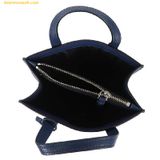  Túi Tote Marc Jacobs Mini Grind Leather Tote Navy 