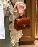  Túi Đeo Chéo Tory Burch Robinson Spazzolato Convertible Shoulder Bag Dark Sienna 