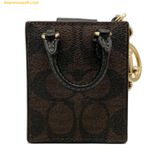  Chram COACH Classic C Logo Keychain, Airpods Storage Bag 