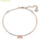  Lắc Tay, Vòng Đeo Tay Swarovski Sparkling Dance Bangle Round Cut, White, Rose Gold-Tone Plated 5497483 