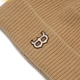  Mũ Len MLB Wool Wappen Beanie 43BGD-3ABNL0126 - Nâu 