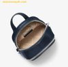  Balo Mini Michael Kors Rhea Extra-Small Pebbled Leather Backpack 35T5SRAB0L Navy 