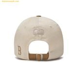  Mũ Lưỡi Trai MLB Lettering Color Block Unstructured Ball Cap BOS (D.Beige) 3ACPVL14N-43BGD 
