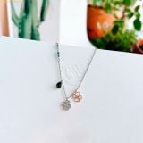  Dây Chuyền Swarovski Symbolica pendant Clover, Green, Mixed metal finish 5535554 
