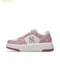  Giày Thể Thao MLB Chunky Liner Denim Monogram SL New York Yankees 3ASXM016N-50PKS Pink 