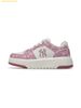  Giày Thể Thao MLB Chunky Liner Denim Monogram SL New York Yankees 3ASXM016N-50PKS Pink 
