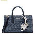 Túi Đeo Chéo Michael Kors Scarlett Extra Small East West Top Zip Crossbody Bag - Navy 